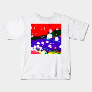 Colorful liquid marble Kids T-Shirt